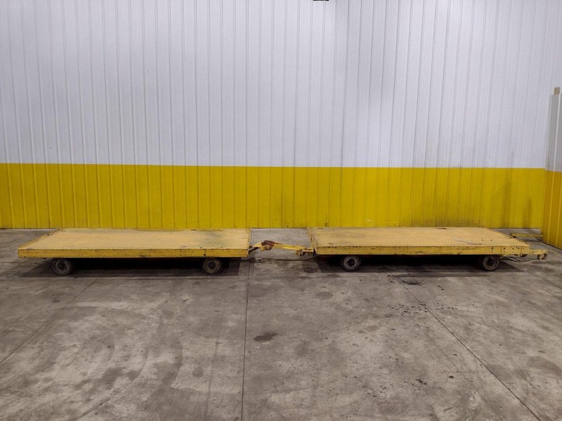 10,000 LBS X 4' X 9' HEAVY DUTY MOBILE TRANSFER / MOVING CART: STOCK #23516