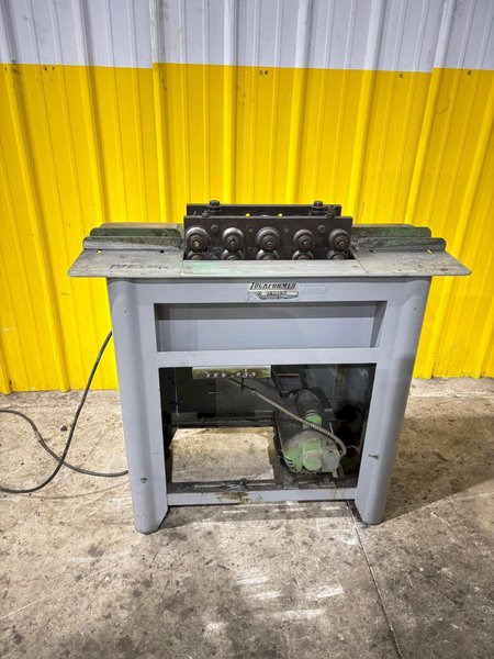 5 ROLL X 20 GAUGE LOCKFORMER ROLLFORMER, TOOLED FOR PIPE LOCK: YOBRO #24391