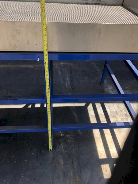 40&quot; X 100&quot; X 25 GALLON WASH TABLE WITH SMARTWASHER MODEL 25-2 HEATED POWER PUMP: STOCK 16462