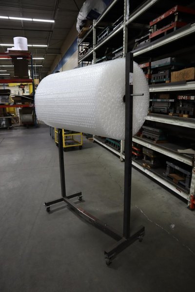 Rolling Bubble Wrap Stand for 4' Rolls- Auction Item