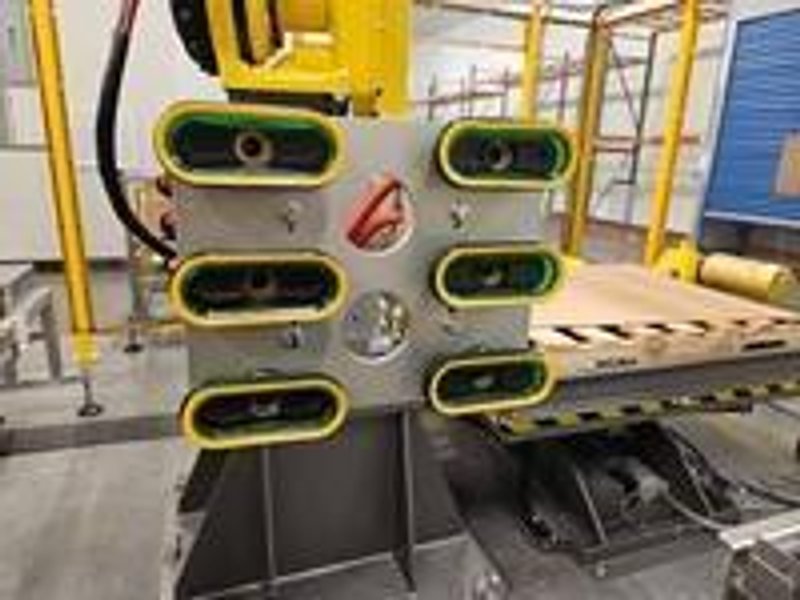 Fanuc M-710i Robot, 2018 – Langen LCR 700 Combined Robotic Palletizing System &amp; Case Packing Machine