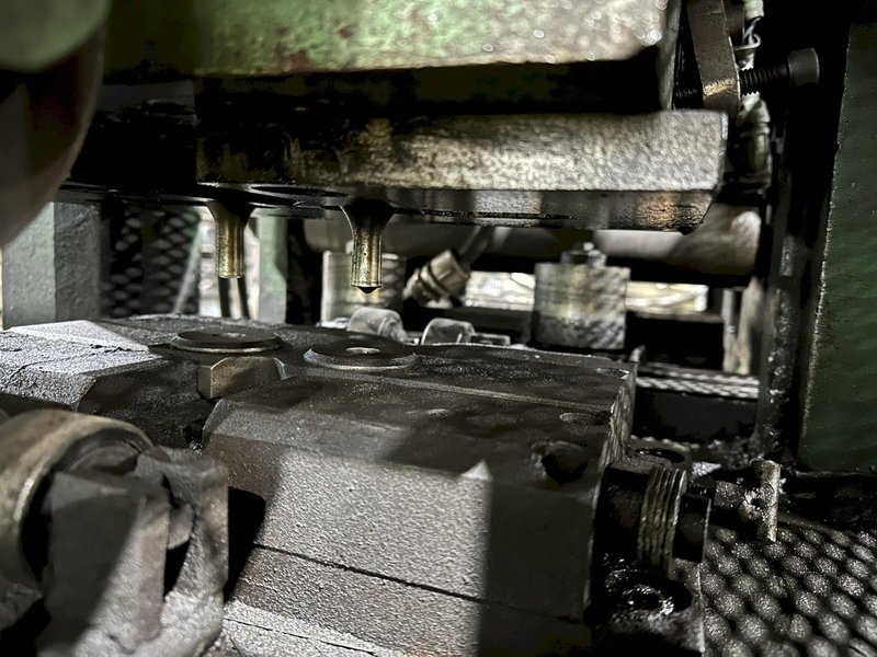 16&quot; X 1&quot; STEEL PLATE FRANKLIN FMI HYDRAULIC PUNCH &amp; SHEAR LINE: STOCK #23099