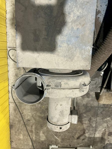 72” TABLE PANGBORN MODEL 6LK-7 ROTOBLAST SHOT BLAST MACHINE: YOBRO #25134