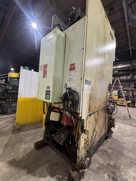 220 TON AIDA MODEL #NC1-200(2) GAP FRAME PRESS, WITH 9.84&quot; STROKE: STOCK #22201