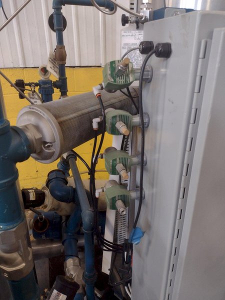 500 SCFM DONALDSON MODEL #AEHD-500 HEATED REGENERATIVE DESICCANT DRYER: STOCK 15154