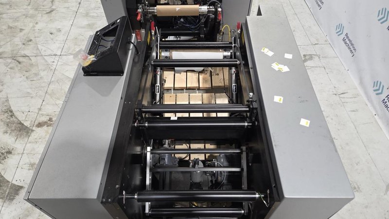 EMT RF UWSCR20 Tight Web Unwinder/Rewinder, 2017 – Chameleon RFX Roll-to-Roll Web Finishing System – High Speed 23″ Web