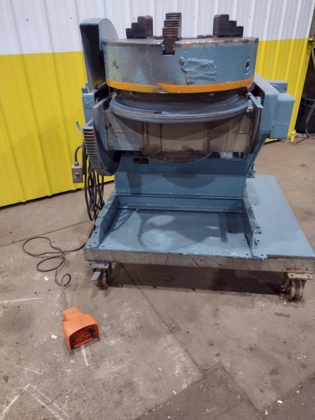 2500 LBS ARONSON MODEL HD25A POWERED WELDING POSITIONER, 110 VOLT SINGLE PHASE: STOCK #17996