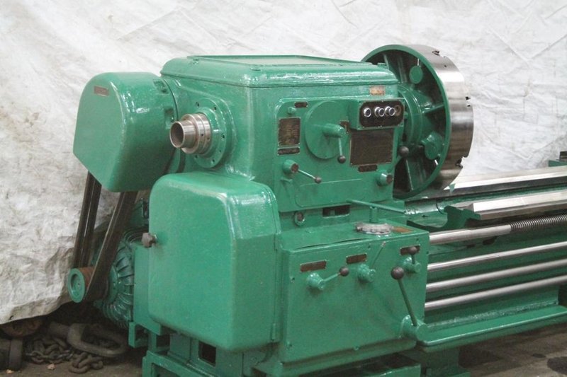 27" X 168" POREBA GAP BED ENGINE LATHE: STOCK #59823