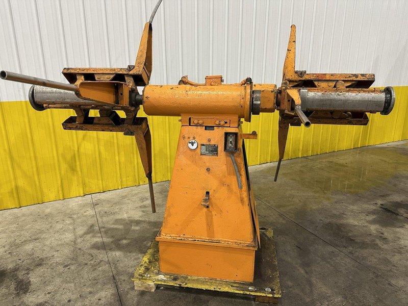 2500 LBS X 12&quot; COOPER WEYMOUTH DOUBLE END PULL-OFF COIL REEL UNCOILER: STOCK #22618