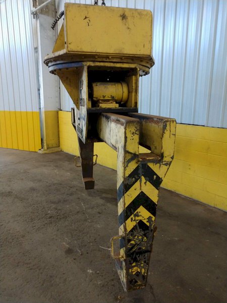 35,000 LB 17.5 TON X 34&quot; TO 76&quot; X 60&quot; OD BRADLEY CRANE MOTORIZED COIL GRAB: STOCK 13246