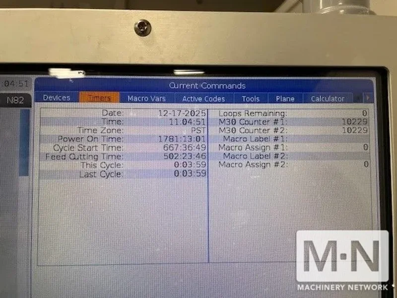 HAAS VF-2SS CNC Vertical Machining Center, 2022 - Only 502 Cut Hours!