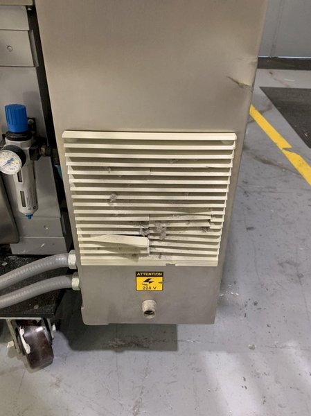 IWKA Fabrima Semi-Automatic Continuous-Motion Vertical Cartoner, Model VP-120, 2005 – Allen Bradley PanelView 600 Control – 8″ Centers, 2005