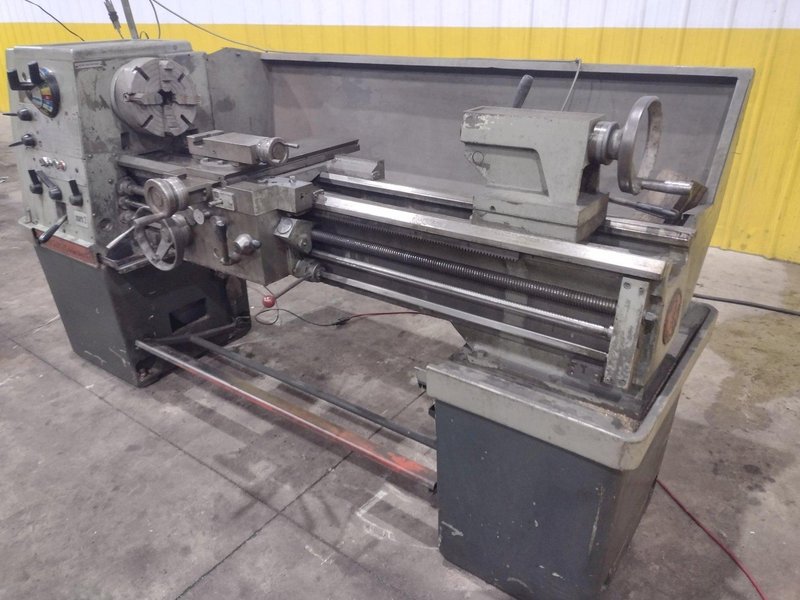 15" X 50" CLAUSING MODEL #15 COLCHESTER ENGINE LATHE: YOBRO #23986