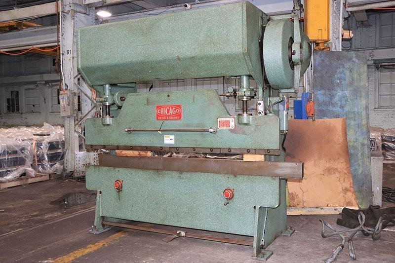 8' x 55 TON CHICAGO DREIS &amp; KRUMP MECH. PRESS BRAKE, MODEL 68-B