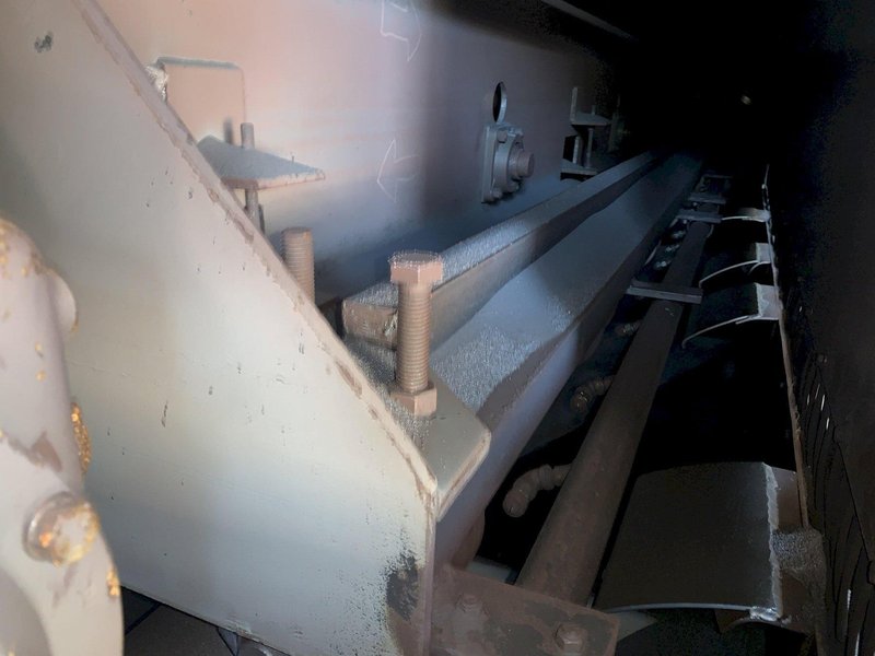 162&quot; WIDE X 6 WHEEL PANGBORN SHOT ROTOBLAST MODEL #ES-1923 TOP &amp; BOTTOM PLATE BLAST CLEANING SYSTEM: STOCK #13319