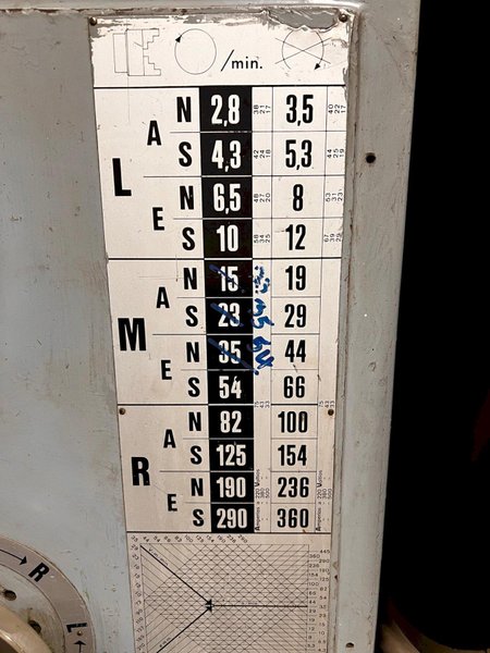 62" X 320" GEMINIS MODEL #GE1400 ENGINE LATHE 4" HOLE : YOBRO 25561