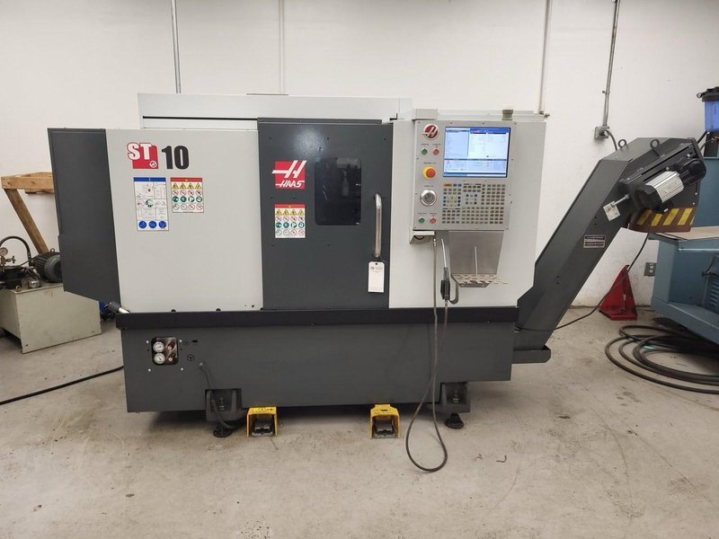 Haas ST-10 CNC Lathe, 2018 – 6.5″ Chuck, 1.75″ Bar, Low Hours – Excellent Condition