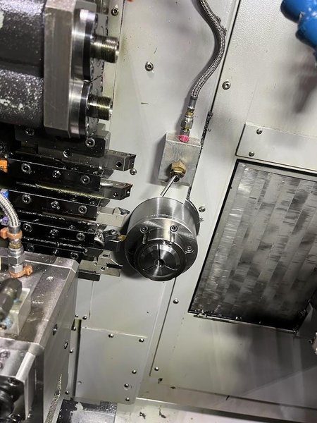 Tsugami B038T Swiss CNC Lathe, 38mm, 8-axis, Mag Barfeed, HP coolant, Fanuc31i-B, New 2016