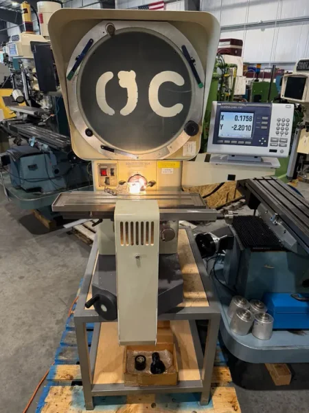 16” DORSEY 16H OPTICAL COMPARATOR DRO 2003’ #7772