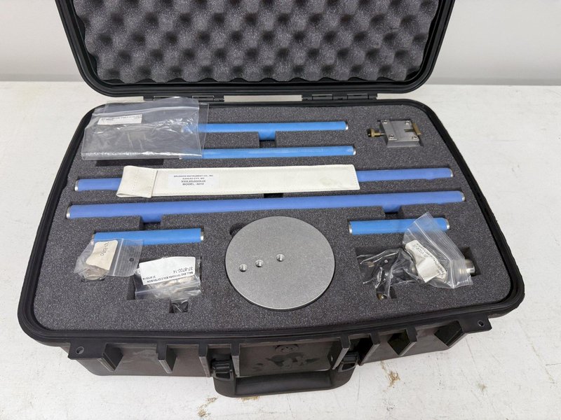 BRUNSON MODEL #6010 OPTICAL SCALE COMPONENTS, INCLUDING RULER AND LEVEL: YOBRO #24182