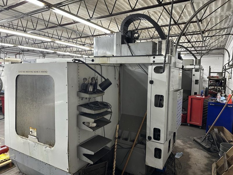 Haas VF4SS VMC, 2005 – Wired for 4th-Axis