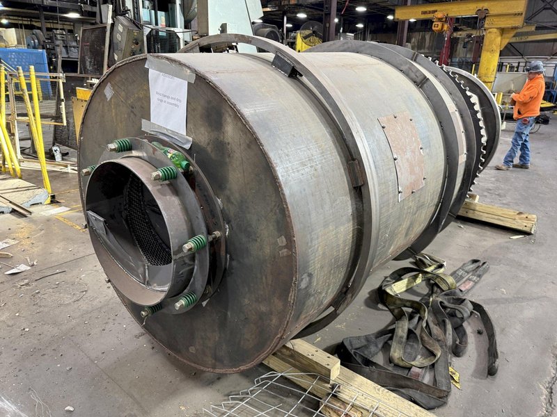 3-STAGE RANSOHOFF ROTARY DRUM BATCH AUTOMATIC PARTS DEBURR &amp; WASHER SYSTEM, NEW 2013: YOBRO #24300