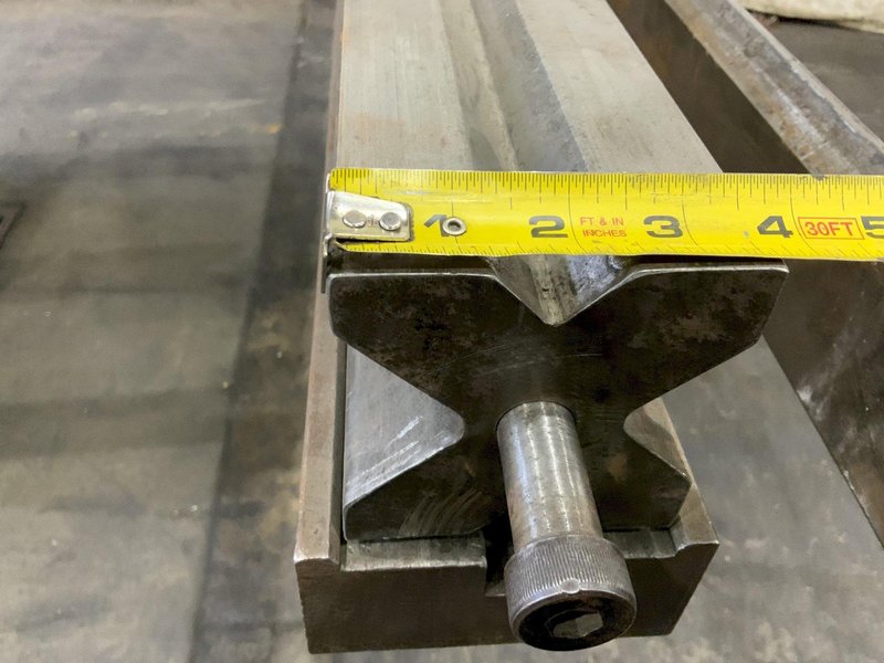 12' 4-WAY PRESS BRAKE DIE WITH BOTTON HOLDER &amp; 12' TOP DIE: STOCK #81407