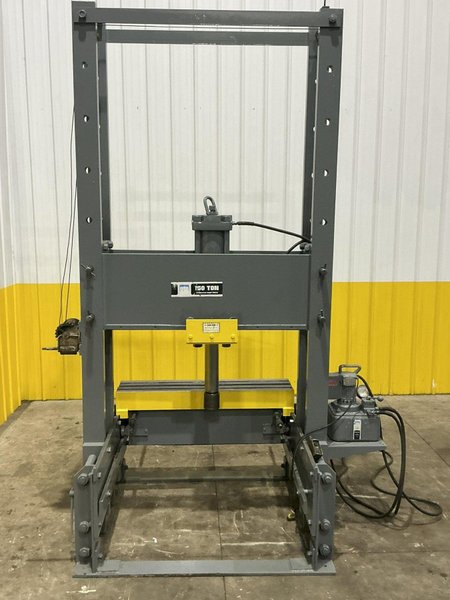 150 TON CAPACITY OTC SLIDING BED HYDRAULIC H-FRAME PRESS: STOCK #23492