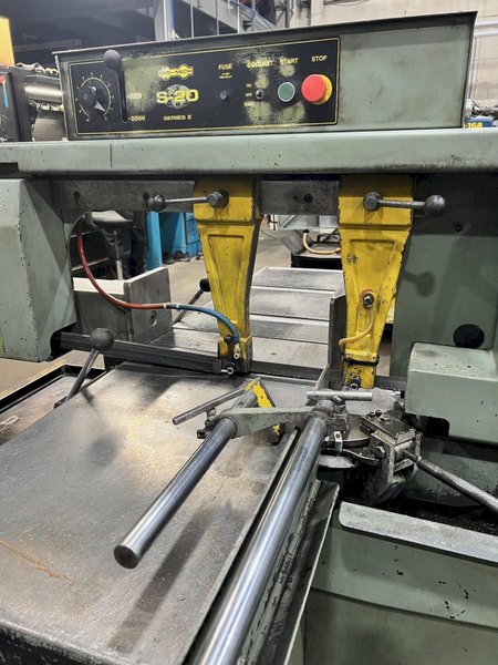 USED HYD-MECH MODEL S-20 MANUAL MITERING 13" X 18" BANDSAW, Stock# 11164, Year: 1998