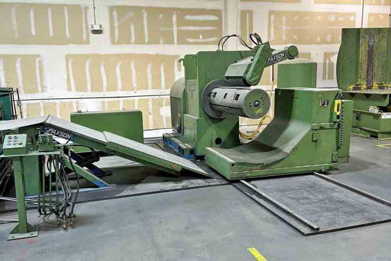 PAXSON 60" x 0.125" Cut To Length Line - 40,000# Capacity, 6 HI Leveler