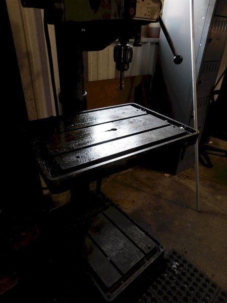 25" WILTON SOLBERGA MODEL #24513 GEARED HEAD SINGLE SPINDLE DRILL PRESS 1998 : YOBRO #25996