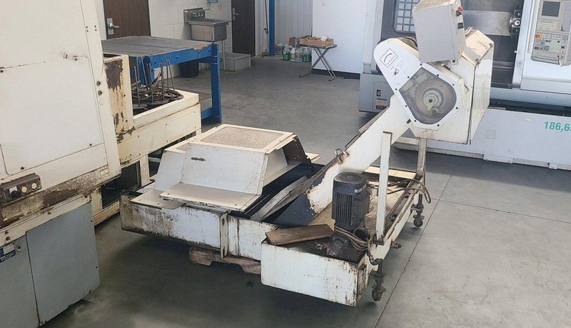 FUJI TNW-35TR 6-AXIS TWIN SPINDLE LIVE TOOL LATHE W/ GANTRY LOADER, 2007- Twin Turrets, 8″ Chucks x2