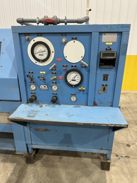 40,000 PSI ACL TECHNOLOGIES (AEROSPACE) MODEL #9882-0034 PRESSURE &amp; FLOW TEST BENCH MACHINE: STOCK #19827