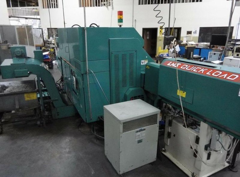 Nakamura Tome TW-20, Twin Spindle/Turret CNC Lathe, 1998 – Fully Loaded, LNS Load/Unload, Probe, Tooling Included