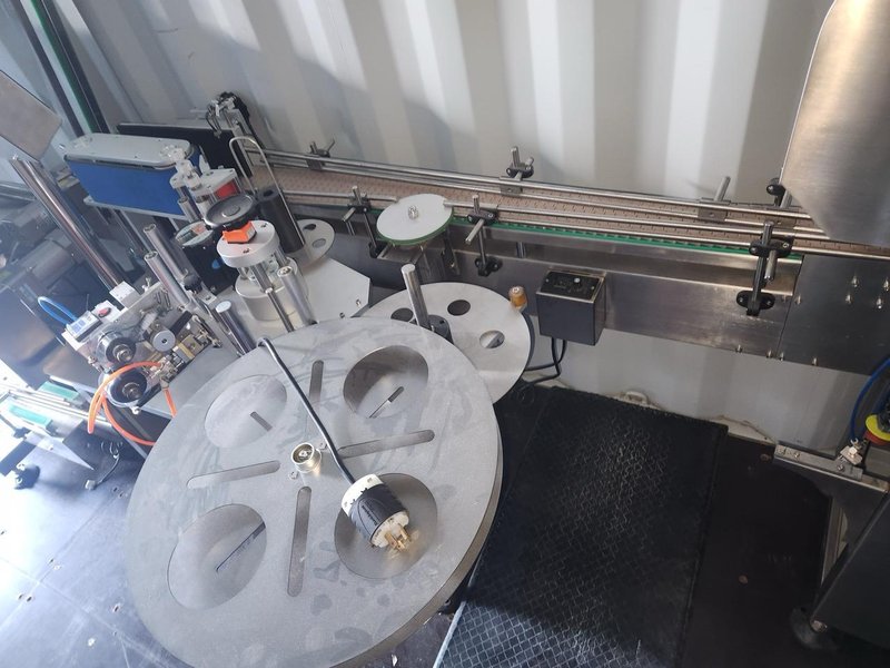 APM-USA Encapsulation Line, 2020 – Filler, Counter, Capper, Labeler, Sleeve Shrink, Sealer, Conveyors