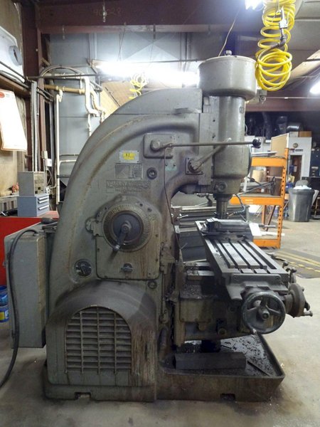64&quot; x 13 1/2&quot; 10 HP KEARNEY &amp; TRECKER MILWAUKEE MODEL #3 VERTICAL MILLING MACHINE: YOBRO #24458
