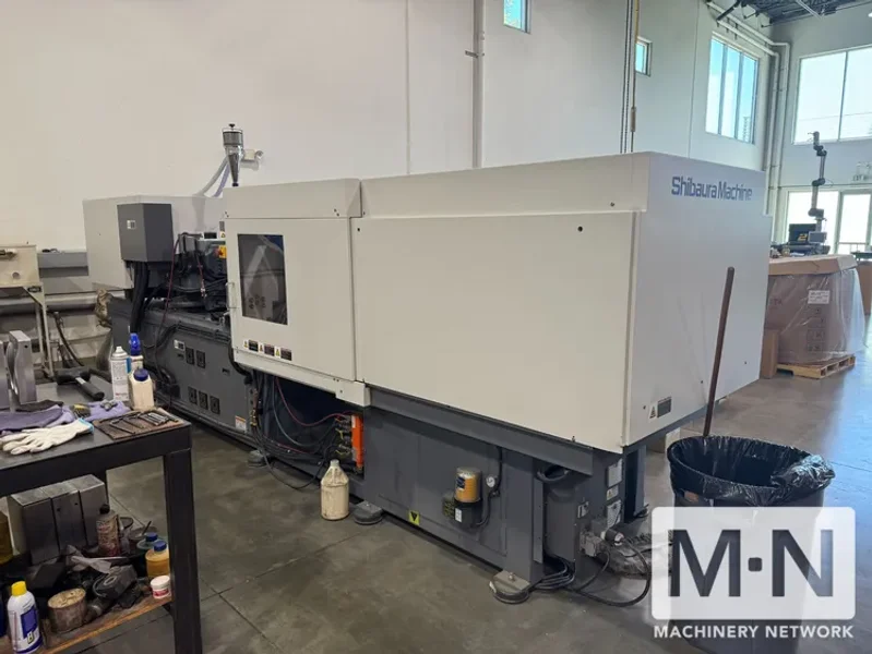 200 TON 6.3 OZ TOSHIBA MODEL EC200SXIIIV70-U48 ELECTRIC INJECTION MOLDING MACHINE MFG 2022
