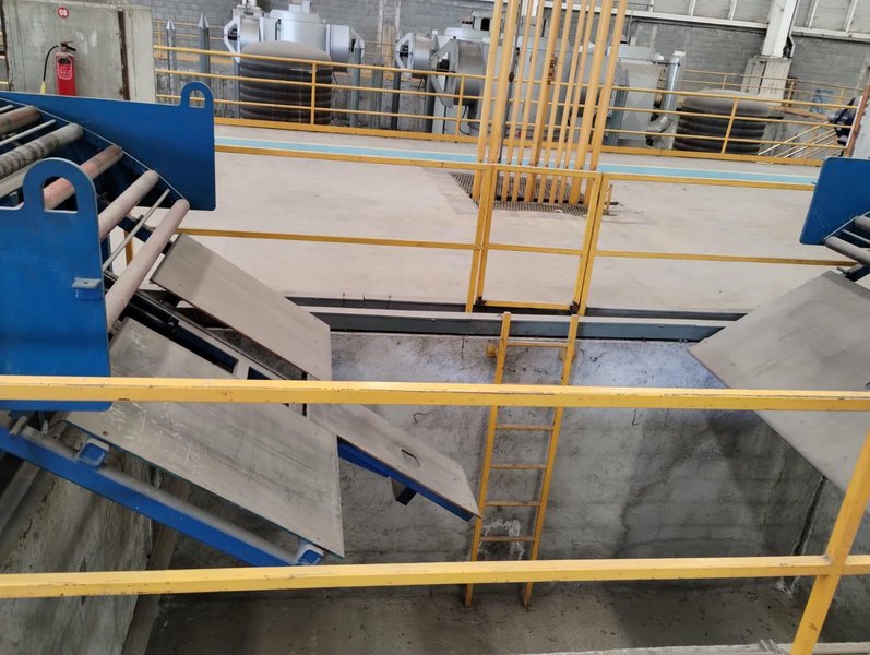 72" x .075" x 40,000# HERR VOSS MULTIBLANKING LINE w/PRECISION LEVELER