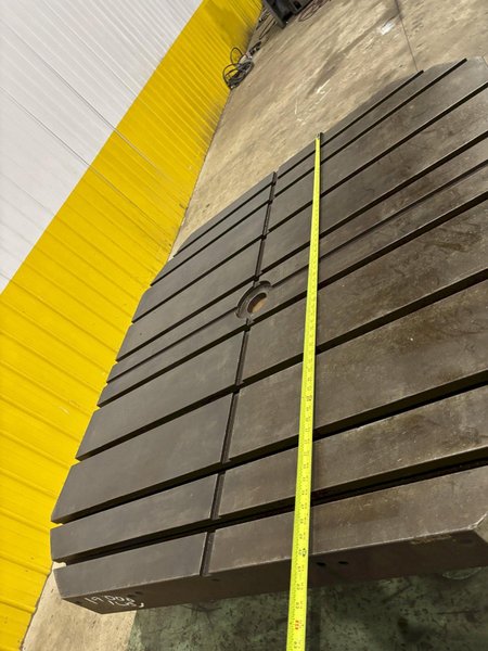 60&quot; X 60&quot; CINCINNATI GILBERT ROTARY TABLE W/ 60&quot; POWER TRAVEL: STOCK #23585