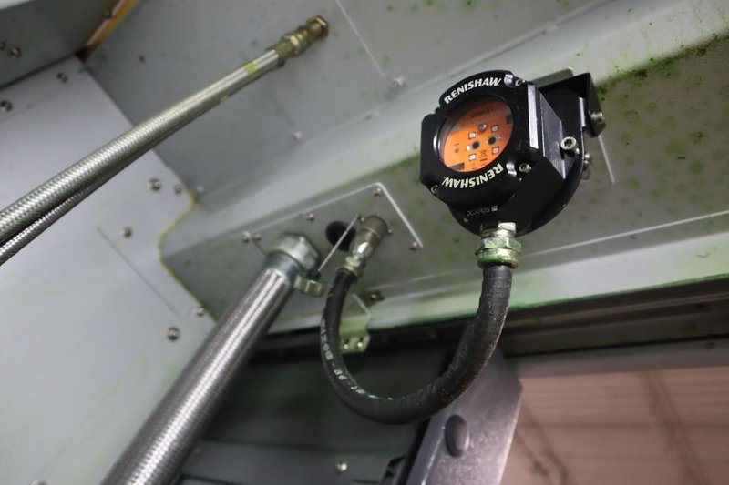 Hardinge-Bridgeport Model V480 APC Vertical Machining Center with 2-Station Automatic Pallet Changer, 10K Spindle, Probing System, Chip Conveyor