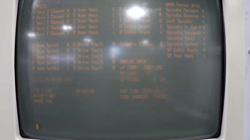 Haas VF4 CNC Vertical Machining Center, Year 1997