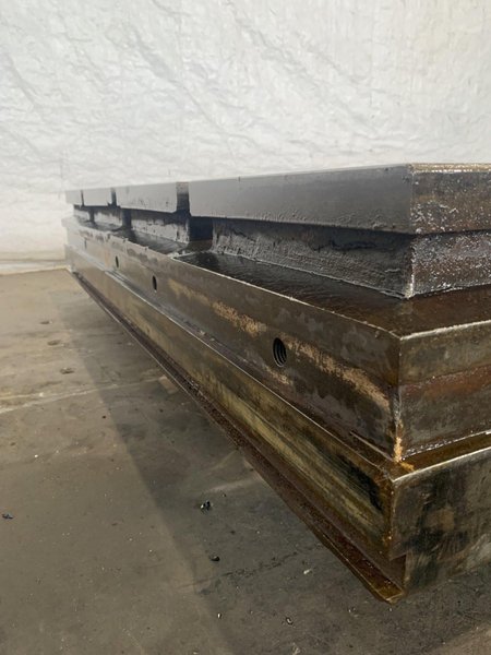 60&quot; X 120&quot; X 10&quot; T-SLOTTED FLOOR PLATE: STOCK #18597