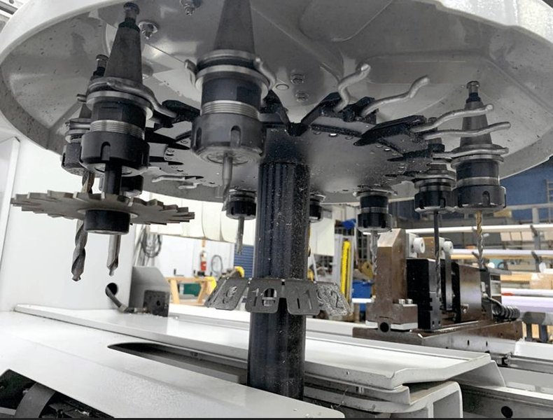 FOM ARGO 70 3+1 CNC Profile Machining Center, 2022