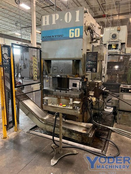 60 TON KOMATSU MODEL # OBG  GAP PRESS: STOCK #77601