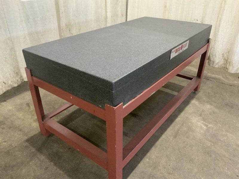 72" X 36" COLLINS MICROFLAT GRANITE SURFACE PLATE: STOCK #81076