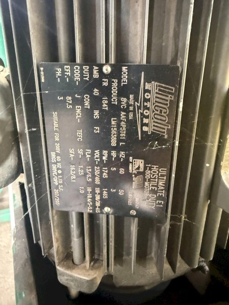2001 BERCO PT250 TRACK PRESS WITH WTC TRACKMASTER IMPACT WRENCH &amp; CONVEYOR: YOBRO #24374
