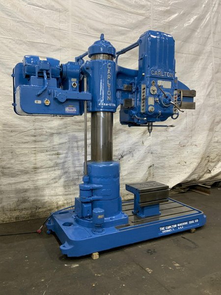 4' X 13'' CARLTON RADIAL ARM DRILL: STOCK #81232