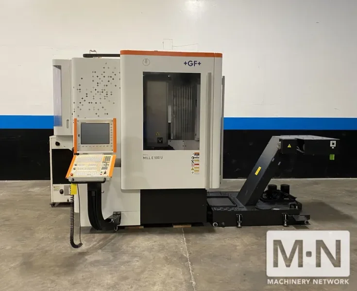 GF Mikron E 500 U 5-Axis CNC Vertical Machining Center, 2018 - 1k Cutting Hours