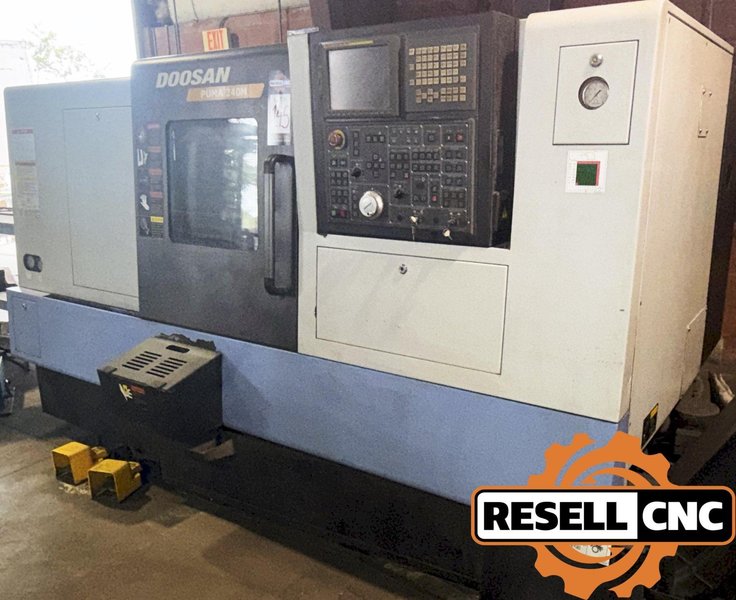 2008 Doosan Puma 240MB CNC Live Tool Lathe