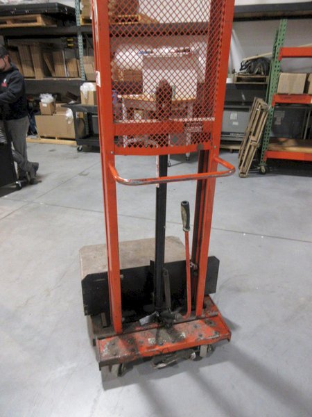 PrestoLifts Hydraulic Stacker Lift Truck M378 1000 Lb - Auction Item